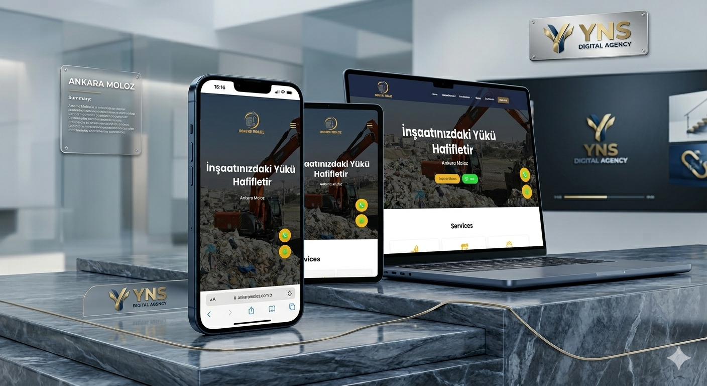 ANKARA MOLOZ WEB SİTE TASARIMI + GOOGLE REKLAM
